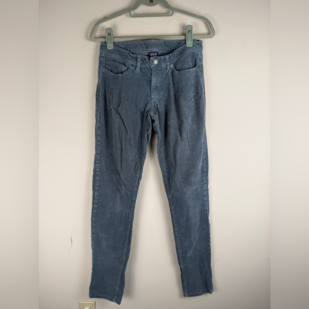 Patagonia Women’s‎ Corduroy Pants Size 29 ORGANIC COTTON Green/Gray Style 55055